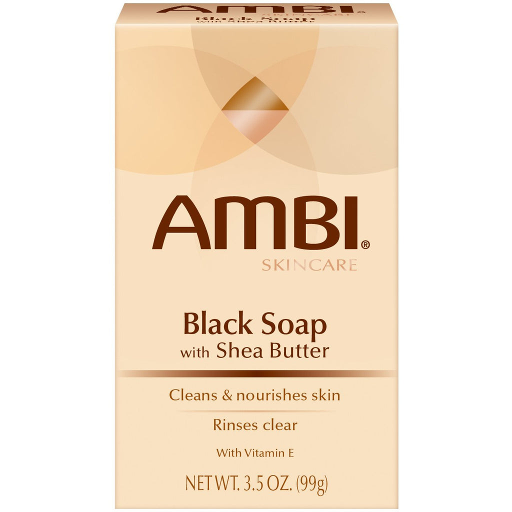Ambi Black Soap With Shea Butter 3.5Oz/99G