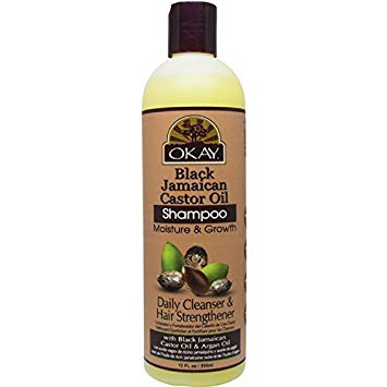 Okay Black Jamaican Castor Oil Shampoo 12 Oz