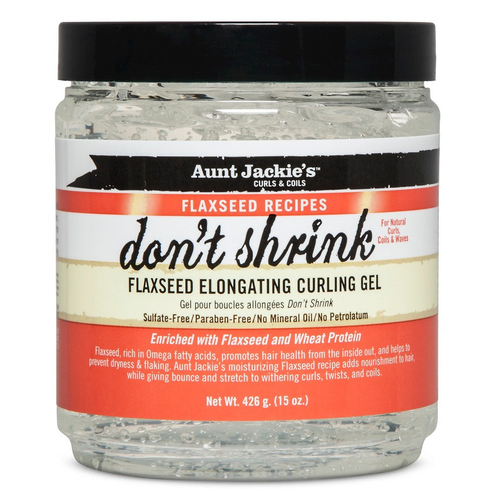 Aunt Jackie'S DONT SHRINK Flaxseed Elongation Curling Gel 15Oz