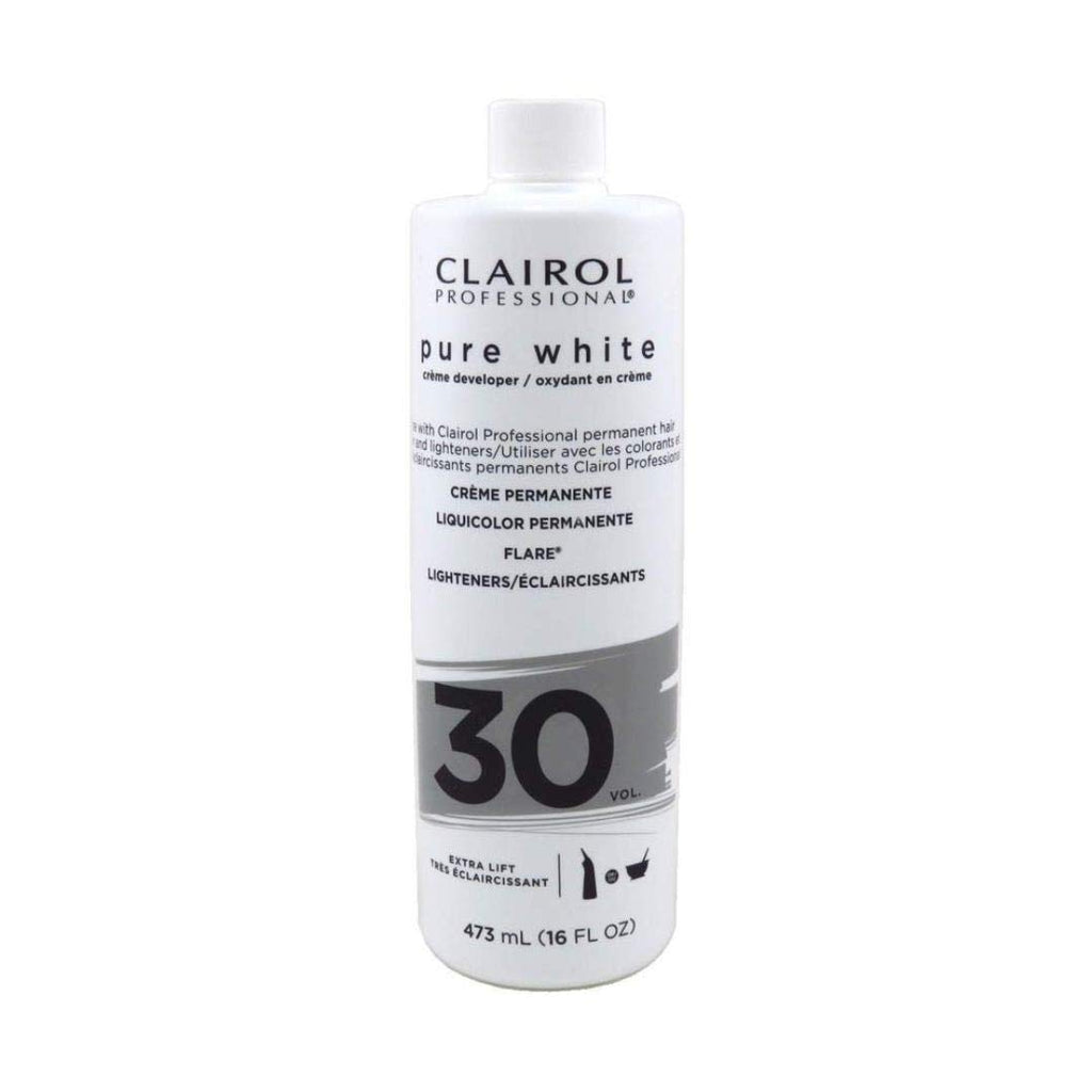 Pure White 30 Volume Creme Developer 16 Oz (CLAIROL PROFESSIONAL)