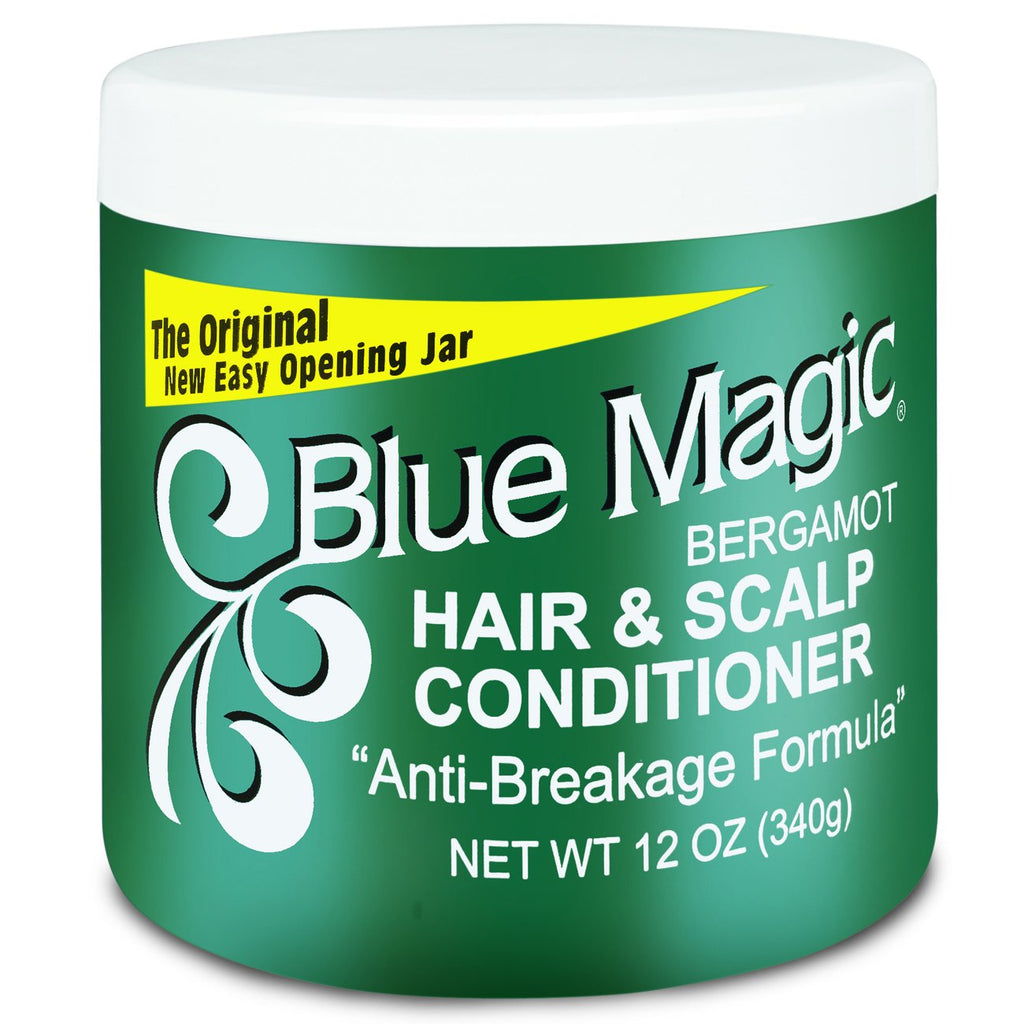 Blue Magic Bergamot Hair & Scalp Conditioner Green 12 Oz