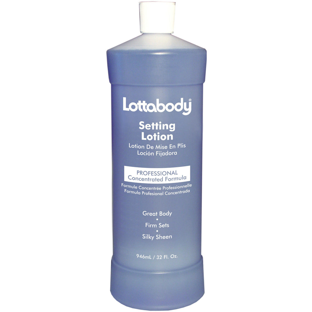 Lottabody Setting Lotion Professional Concentrated Formula Blue 32 Oz