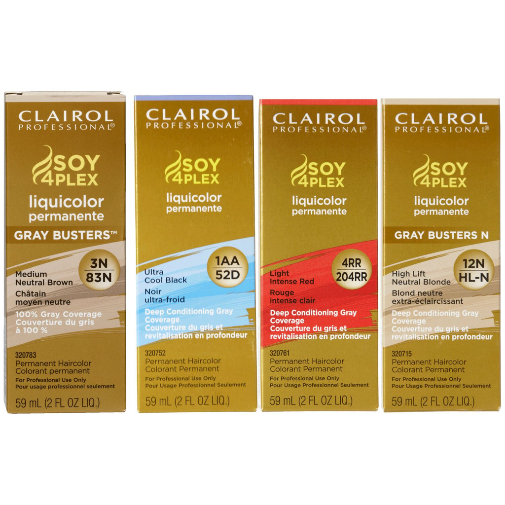 Clairol Soy4plex Liquicolor Permanent Hair Color 2 Oz