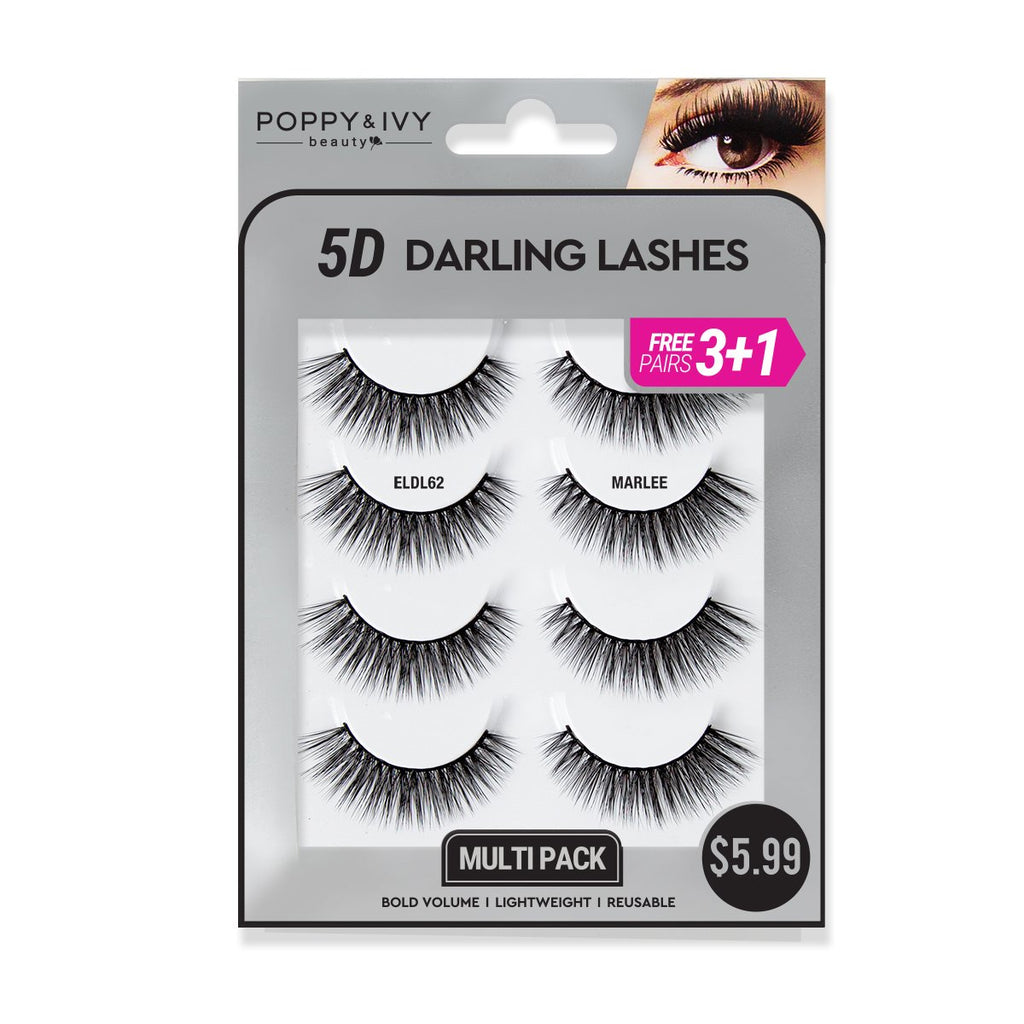 Poppy And Ivy 5D Darling Lashes Multipack