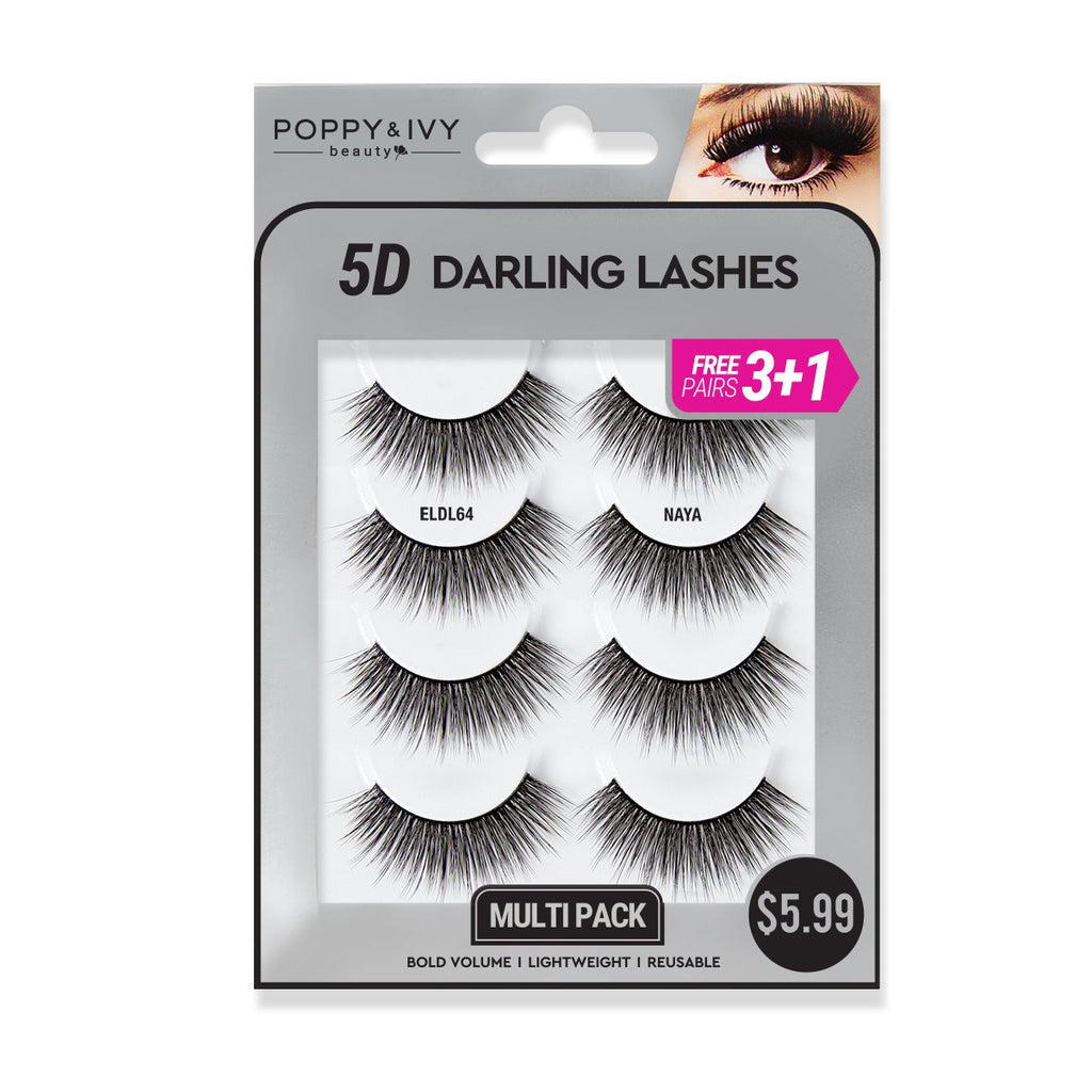 Poppy And Ivy 5D Darling Lashes Multipack
