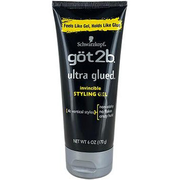 Got2b Ultra Glued Invincible Styling Hair Gel 6 Oz