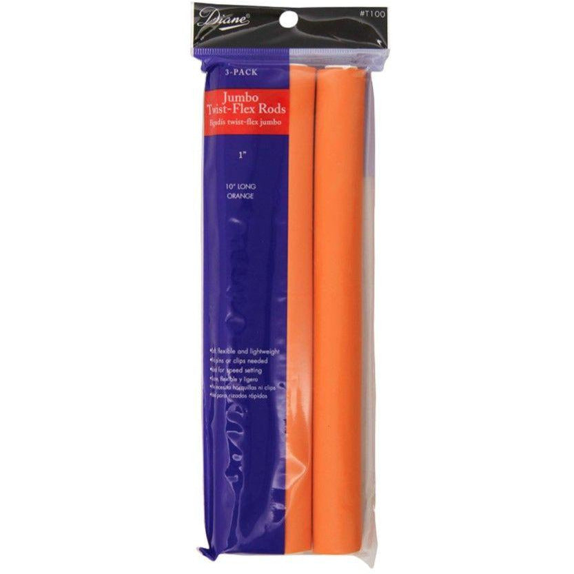 DIANE Twist Flex Rods Orange 1' (3 Pack) DT100