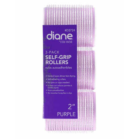 Self Grip Velcro Roller Purple 2" 3-Pack