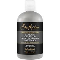African Black Soap Bamboo Charcoal Deep Cleansing Shampoo 13 Oz