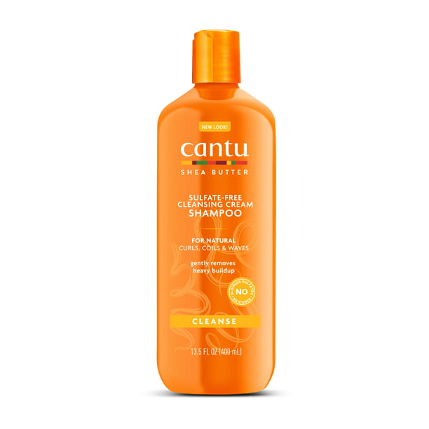 Cantu Shea Butter For Natural Hair Sulfate-Free Cleansing Cream Shampoo 13.5 oz
