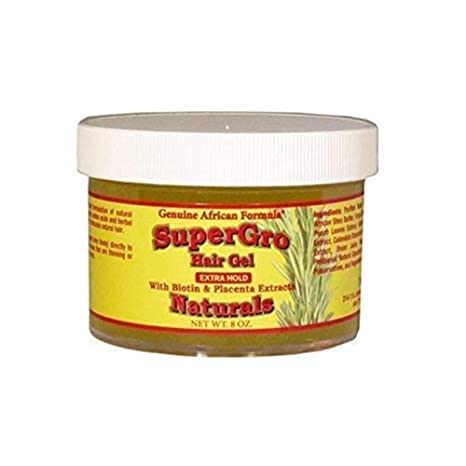 African Formula SuperGro Hair Gel  (Extra Hold) 8Oz