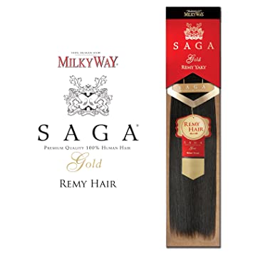 MilkyWay Saga Gold Remi Human Hair Weave Yaky 24"