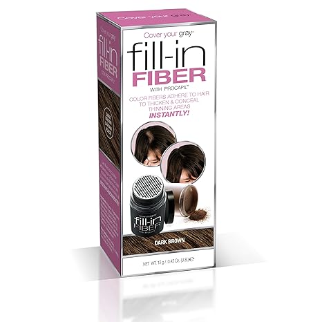 Cover Your Gray Pro Fill-In Fibers with Procapil - Dark Brown