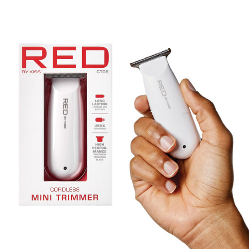 RED BY KISS MINI TRIMMER CORDLESS #CT06