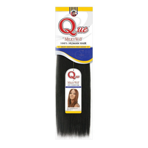 MilkyWay Que Mastermix Human Hair Yaky  Weave  18"
