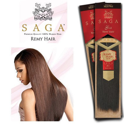 MilkyWay Saga Gold Remi Human Hair Weave Yaky 10”