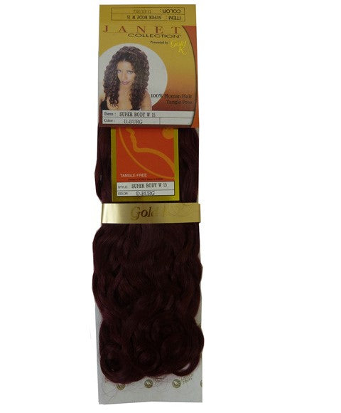 Janet Collection 100% Human Hair Super Body Wvg 18"