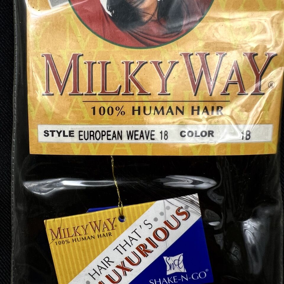 Milky Way 100% Human Hair European Weave 18”