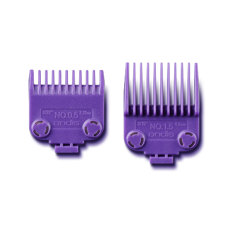 Andis Master® Magnetic Comb Set — 2-Pack 0.5-3/32" & 1.5-3/16"  #01420