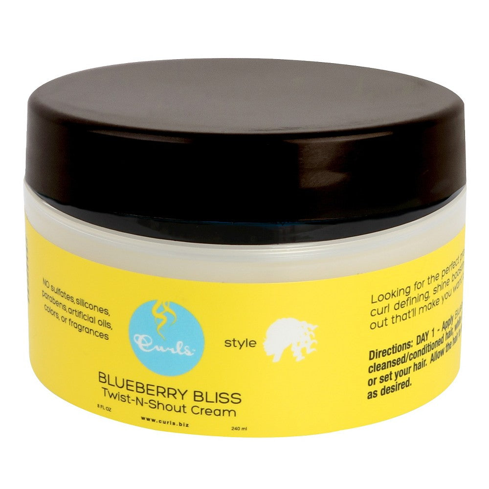 Curls Blueberry Bliss Twist-N-Shout Cream 8fl. oz.