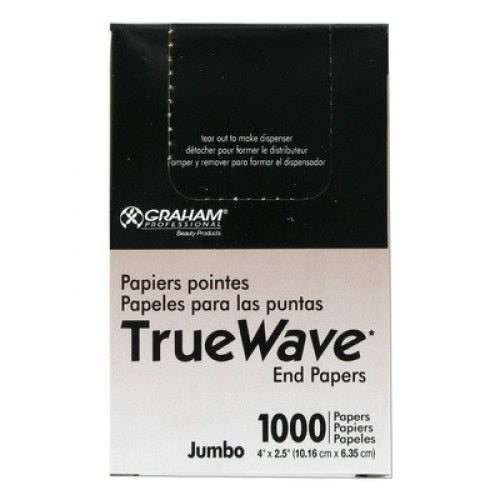 Graham Beauty TRUE WAVE End Papers (Jumbo) 2-1/2 X 4"