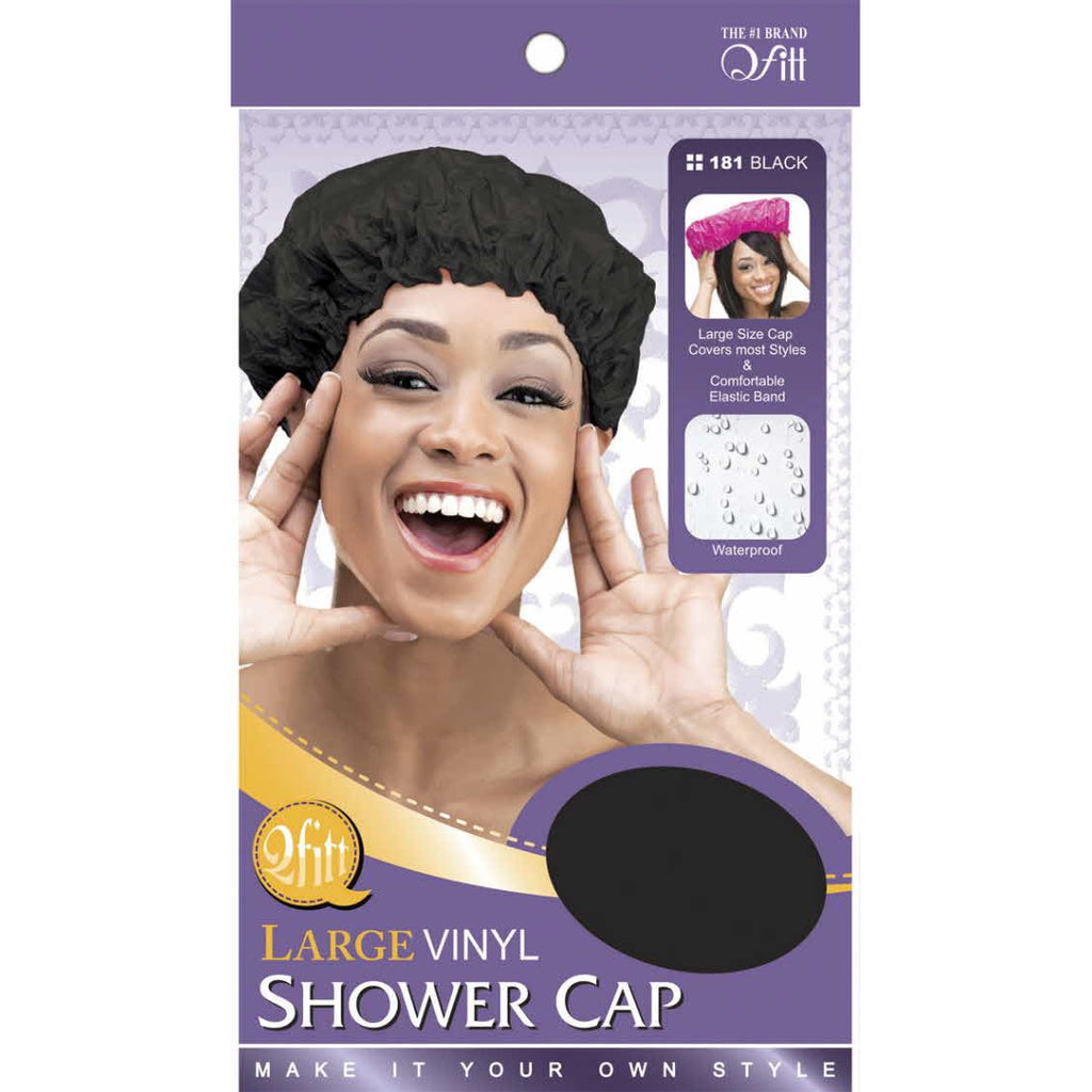 M&M Headgear Shower Cap Large - Black