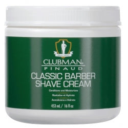 Clubman Classic Barber Shave Cream 16Oz