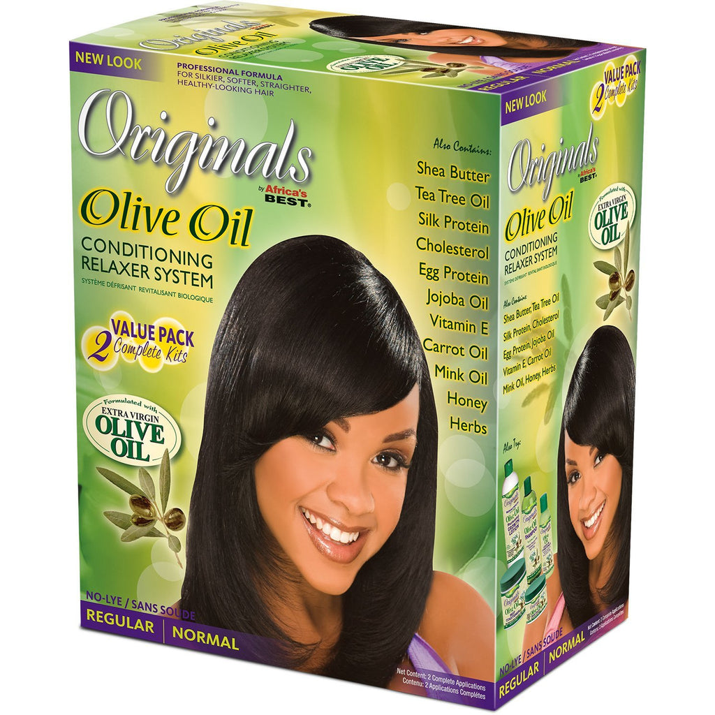 Original Olive Oil Conditioning Relaxer System 2-pack Kit (Regular)