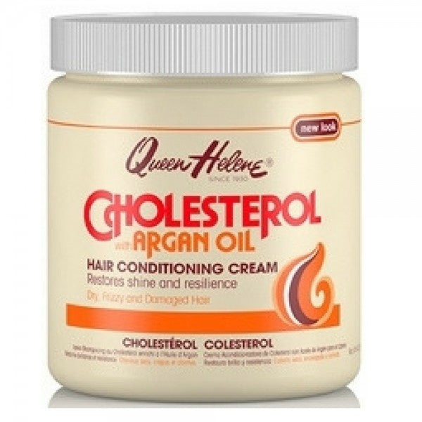 Queen Helene Cholesterol With Argan Oil, Hair Conditioning Cream 15Oz