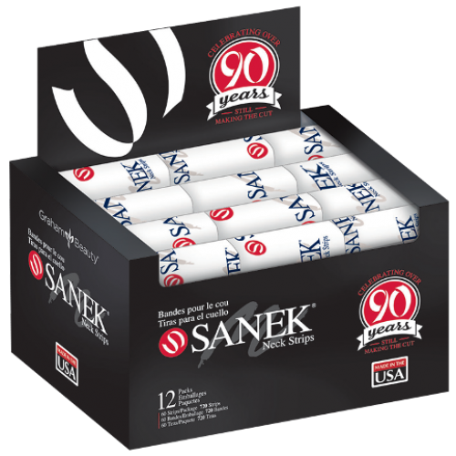 Sanek Neck Strips - 12 Packs of 60 Strips