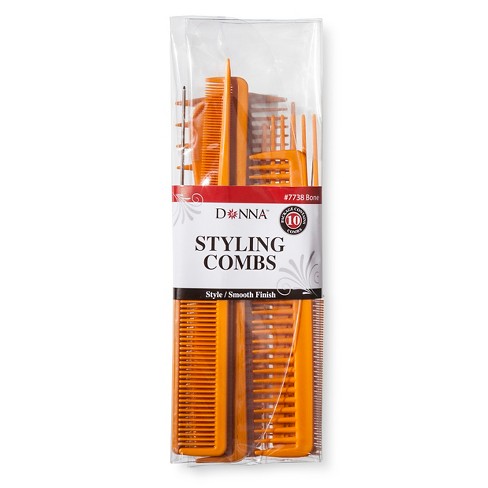 Donna 10Pc Styling Combs.