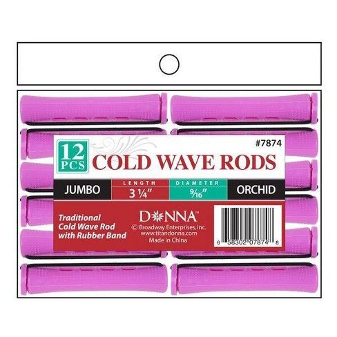 Donna Cold Wave Rods (Jumbo) 9/16" ORCHID