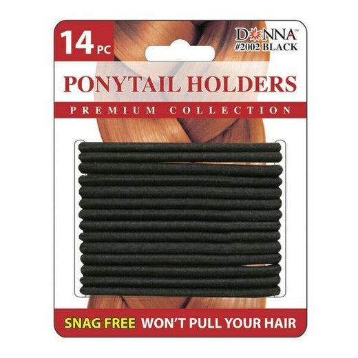 Donna Ponytail Holders Black
