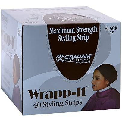 Wrapp-It Styling Strips [Maximum Strength] - Black