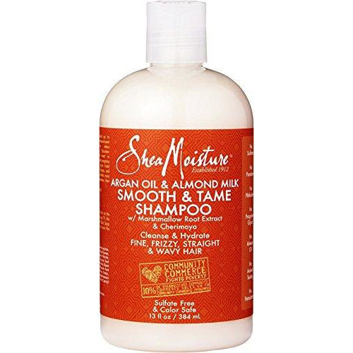 Shea Moisture Argan Oil & Almond Milk Smooth & Tame Shampoo 13 oz