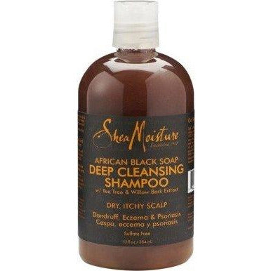 Shea Moisture African Black  Soap Deep Cleansing Shampoo 13 oz