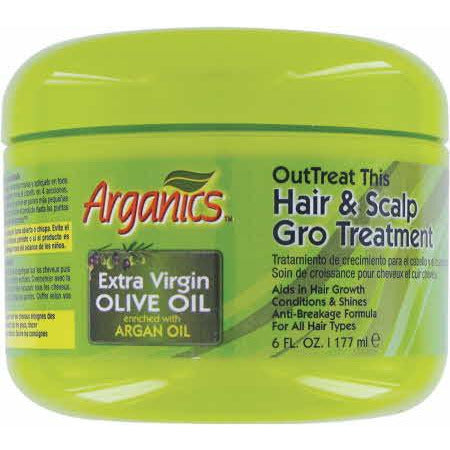 Arganics Argan Oil Hair & Scalp Gro Treatment 6 Oz