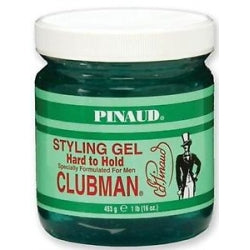 Clubman Styling Gel ~ Hard To Hold 16 Oz