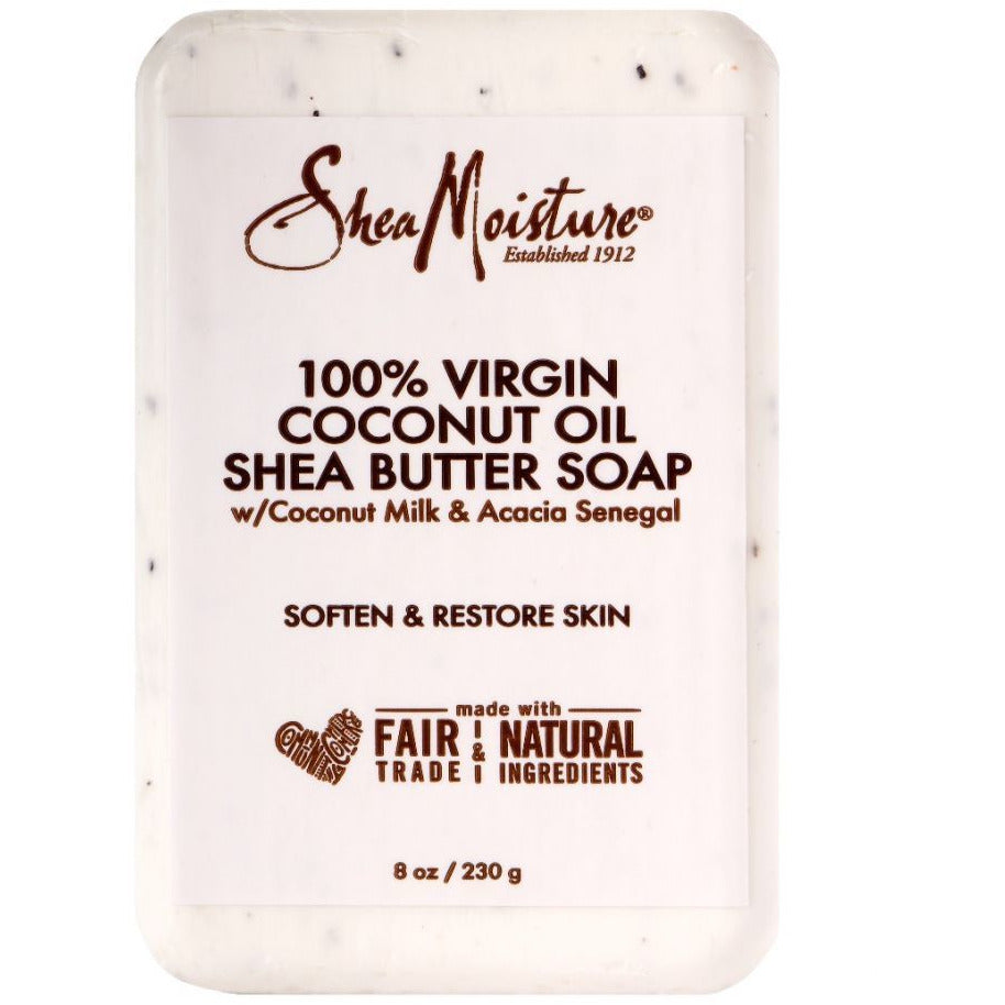 Shea Moisture 100% Virgin Coconut Oil Shea Butter Soap Bar Soap 8 Oz