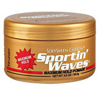 Sportin Waves Maximum Hold Pomade Gold 3.5 oz