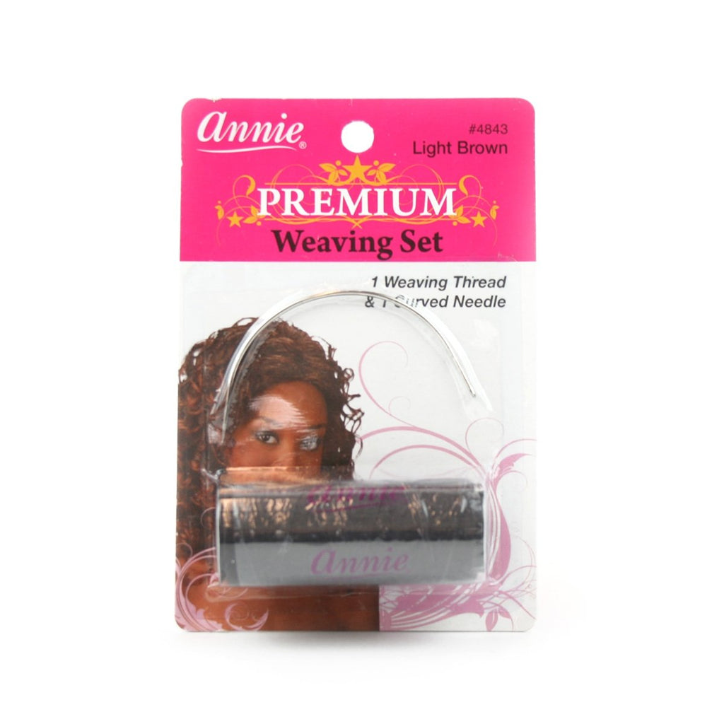 Annie Weaving Needle C And Thread - Dark Brown