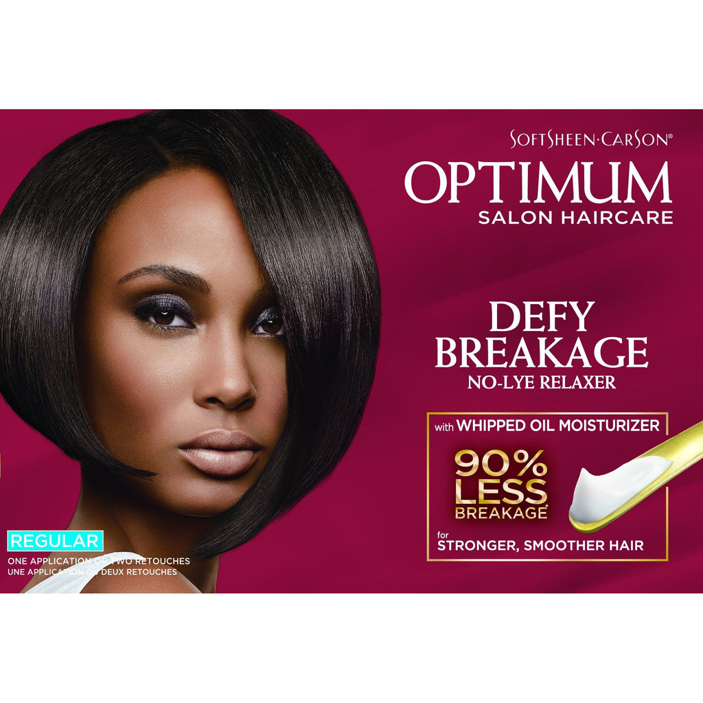 SoftSheen Optimum Salon Haircare Defy Breakage No-Lye Relaxer Kit (Regular)