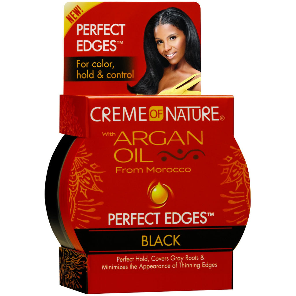 Creme Of Nature Argan Oil From Morocco Perfect Edges Black 2.25Oz/63.7G