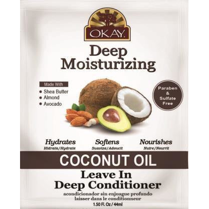 Okay Coconut Leave-In Deep Conditioner packet 1.5 oz