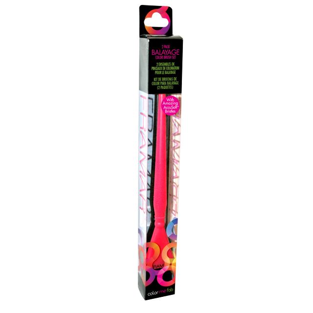 Balayage Brush Set - Black, Pink 2-Pack (FRAMAR Color Me Fab)