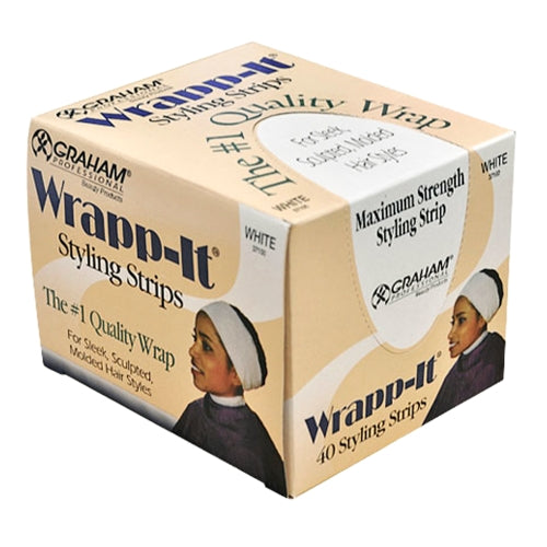 Wrapp-It Styling Strips [Maximum Strength] - White