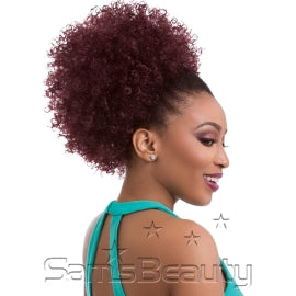 Hair Pieces Drawstring Afro 1B 10"