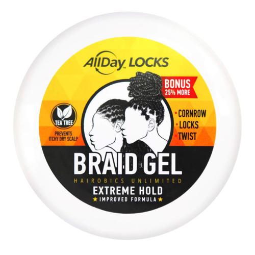 All Day Locks Braid Gel Extreme Hold 10 Oz