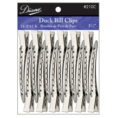 Duck Bill Clips 3 1/2 Inch - 12 Pack Poly Bag