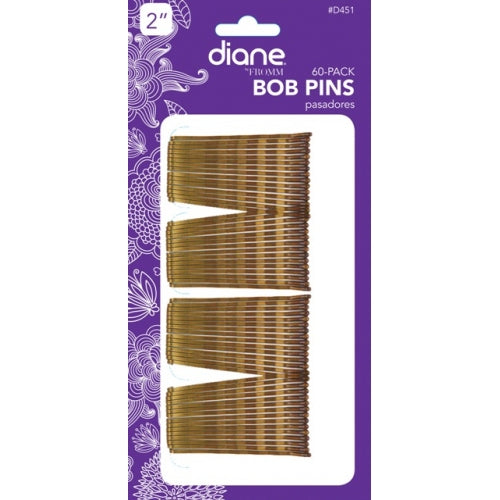 Bobby Pins Regular 2" (Bronze) 60 Pack